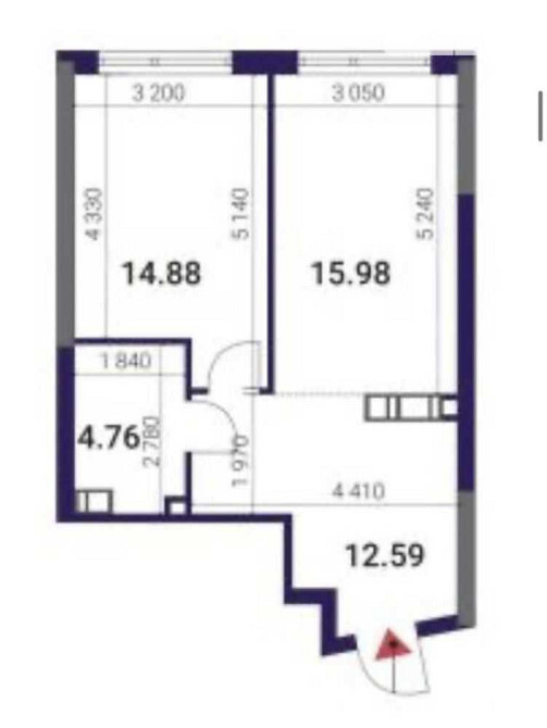 ПРОДАЖ 1к. квартири 48м2 13 буд,СУПЕР ЦІНА! ЖК GREAT.НИЗЬКИЙ 2 поверх. Київ - зображення 2