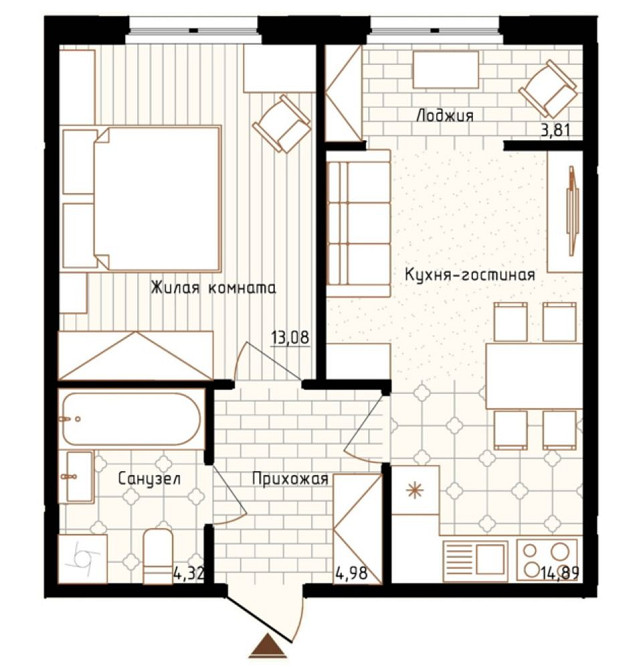 БЕЗ КОМІСІЇ! ЖК Нова Англія 41м2 Видова Київ - зображення 2