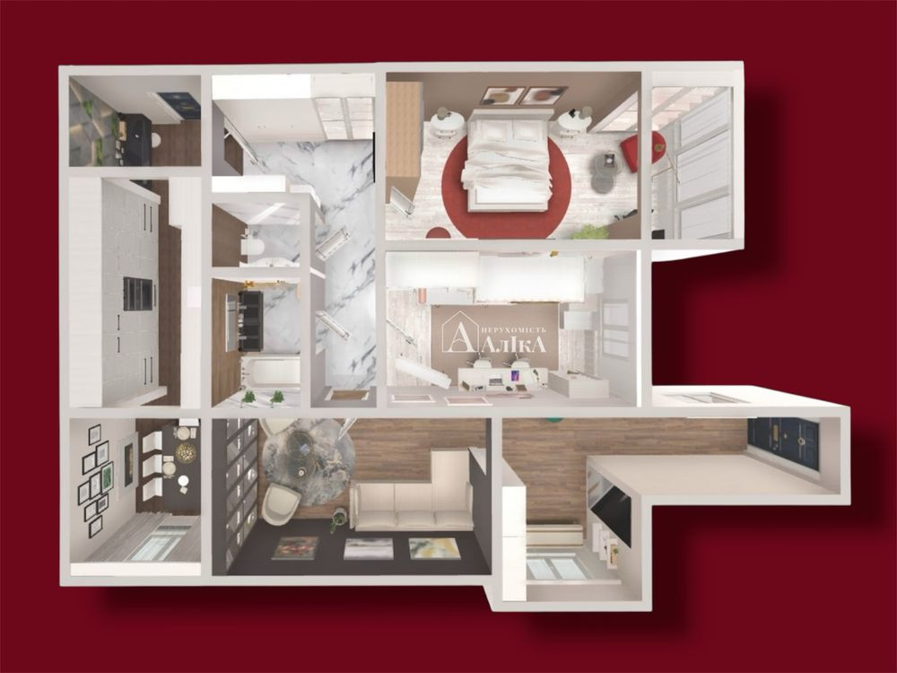 Продам простору квартиру з окремим входом Каменец-Подольский - изображение 1