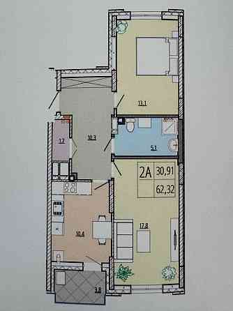 Продам 2 кімнатну квартиру на Келецькій 9052 Вінниця