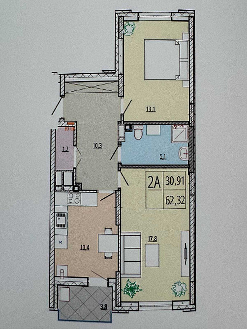 Продам 2 кімнатну квартиру на Келецькій 9052 Вінниця - зображення 5