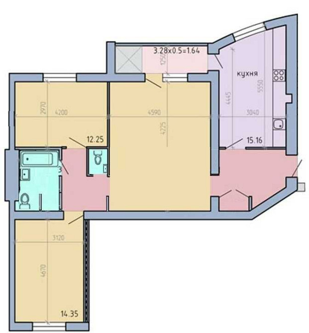 Продаж квартири 3 кімнати 90 м. кв. Винники-Львів Винники - изображение 3