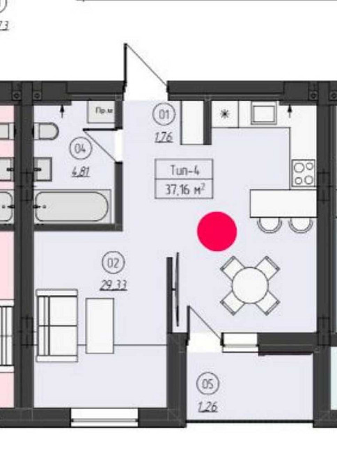 Продається квартира в ЖК Сенк, вул. Собранецька
Код: 19102 Ужгород - изображение 8