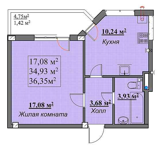 Продам 3х комнатную двухуровневую квартиру в ЖК Мариинский 76кв Великодолинское
