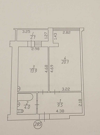 Продам 3-х кімнатну, 2-х рівневу квартиру на Жабинського 2в Чернігів - зображення 2