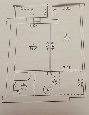 Продам 3-х кімнатну, 2-х рівневу квартиру на Жабинського 2в Чернігів - зображення 3