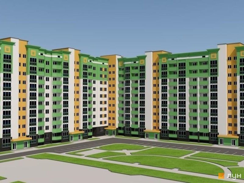 1-кім кв., 41,8 та 44,87 кв.м в ЖК "Зелений масив" Луцьк Луцк - изображение 1