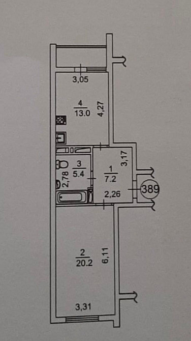 Однокомнатная на Семьи Кульженко. Без комиссии. Без света раб.лифт и в Киев - изображение 2