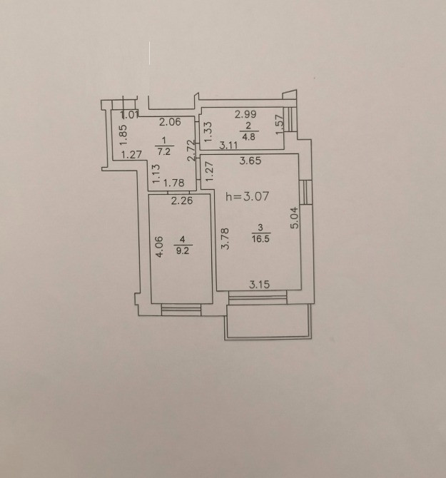 ПРодаж! 1К Цоколь ЖК Спарта, 37.7м2 Ирпень - изображение 2