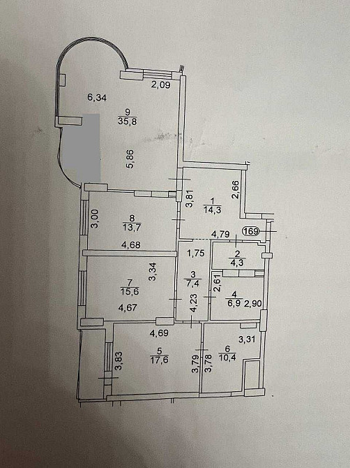 Квартира 4кім 133м 16пов Верхогляда (Драгомирова) 2А Київ - зображення 4