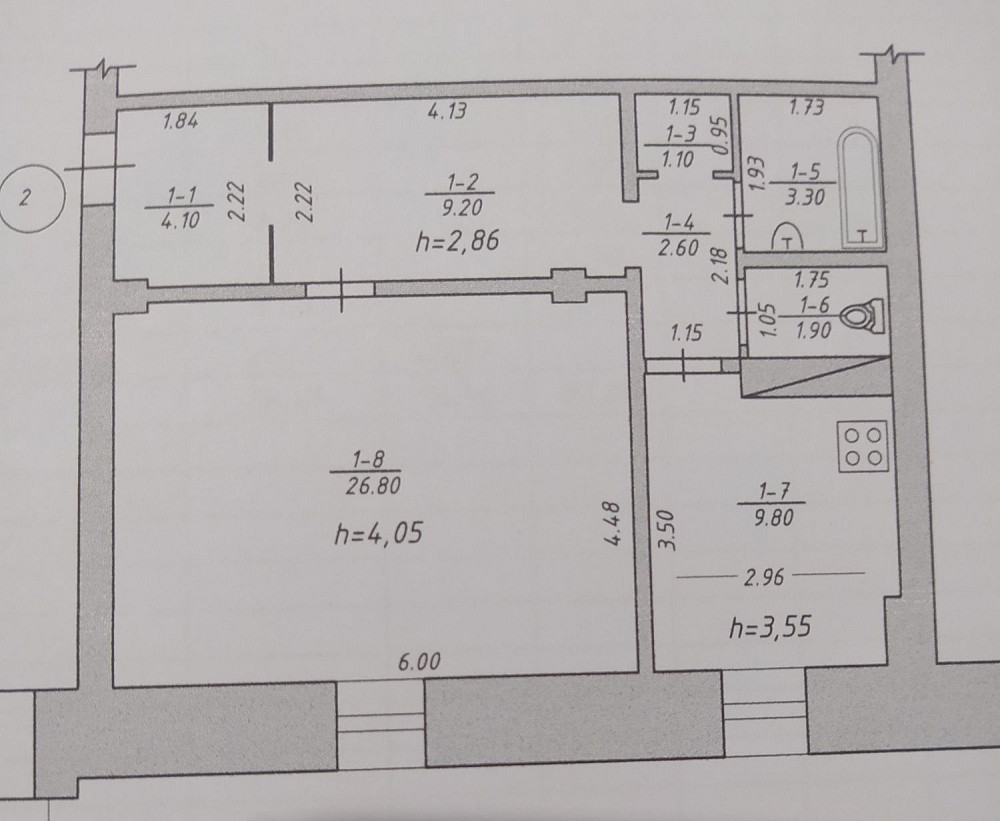 Квартира 60м. На першому поверсі. Миронівка - зображення 7