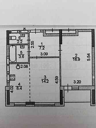 Продам 1к квартиру (євро 2-ка) в Пуща-Водиці, апарт-комплекс, 54,3 м2 Kyiv