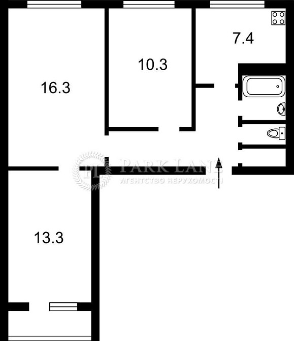 Продаж 3к на Героїв Дніпра, Оболонь, Метро, вул. Озерна, Низька ціна! Київ - зображення 2