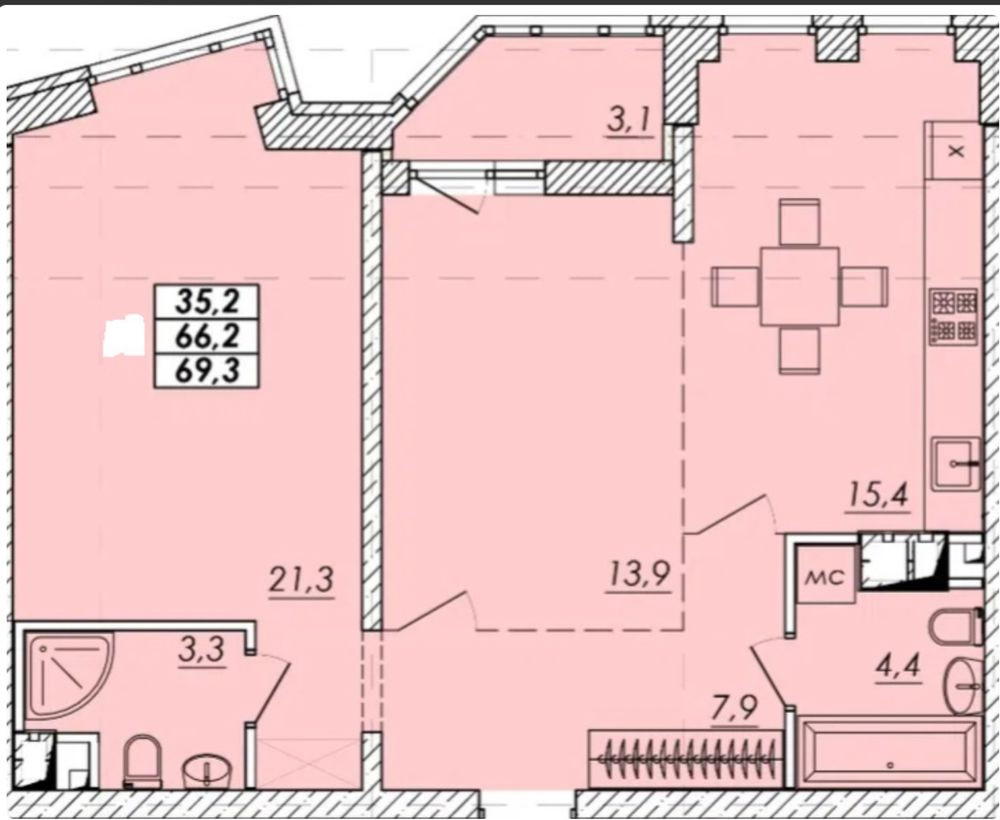 Дом Сдан! 2-ком(70м2) ЖК "Прохоровский Квартал" от СК Стикон Одеса - зображення 2