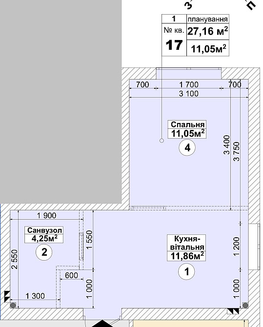 Однушка, Газовий котел, РОЗТЕРМІНУВАННЯ Закрита територія, ЗАБУДОВНИК Святопетрівське (Києво-Свят.р-н) - зображення 3
