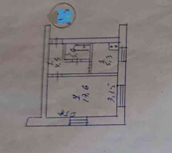 1m 1 комн квартира рынок метро ХТЗ Тракторный завод Харьков
