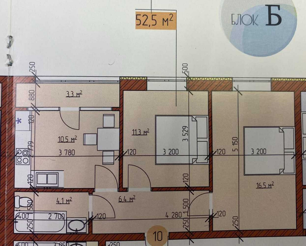 Продам 2 кімнатну квартиру на Вишенці у новому будинку з індив. опален Вінниця - зображення 4