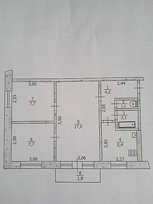 Продажа - обмен 3х комн.кв. Першотравенськ (Житомирська обл.) - зображення 1
