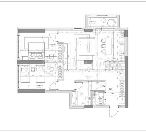 2-к 86 м ремонт ЖК Вікторі 5 Victory V Берестейський 5в Цирк Галицька Київ