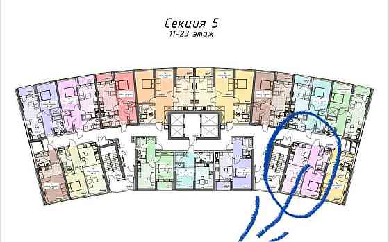 ГОРЯЩАЯ цена!  48 метров с видом моря! жк Атмосфера. Одесса