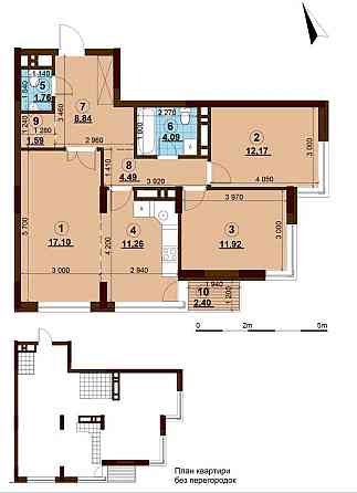 3к квартира  ЖК Варшавський Київ