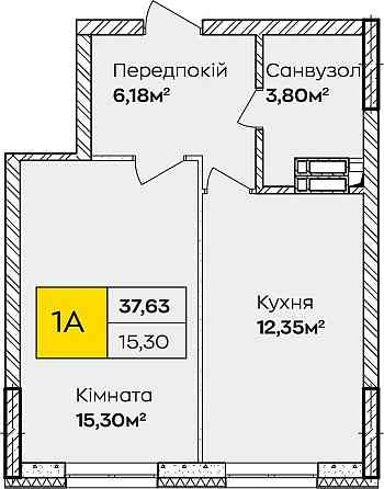 1к квартира в ЖК комфорт класу. ЄОСЕЛЯ - так! БЕЗ комісії! Київ