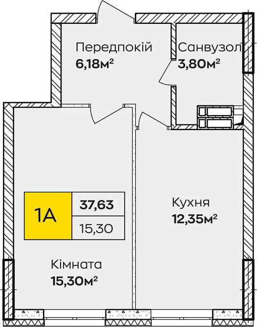 1к квартира в ЖК комфорт класу. ЄОСЕЛЯ - так! БЕЗ комісії! Київ - зображення 2
