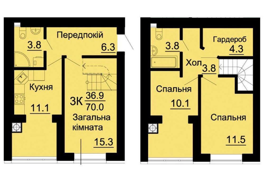 Продаж 3-х кімн квартири (дворівнева) ЖК Львівський Маєток, ЄОселя Софіївська Борщагівка - зображення 7