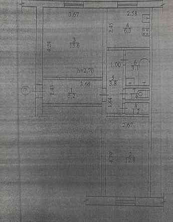 Продам 2х комнатную квартиру в районе пр. Мазепы Дніпро