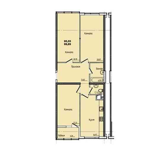 Продам 3-х комн Вид на море! ЖК 29 Жемчужина. Двухсторонняя! Лиманка