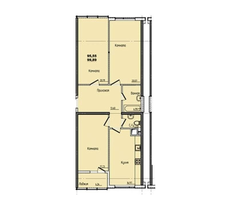 Продам 3-х комн Вид на море! ЖК 29 Жемчужина. Двухсторонняя! Лиманка - изображение 5