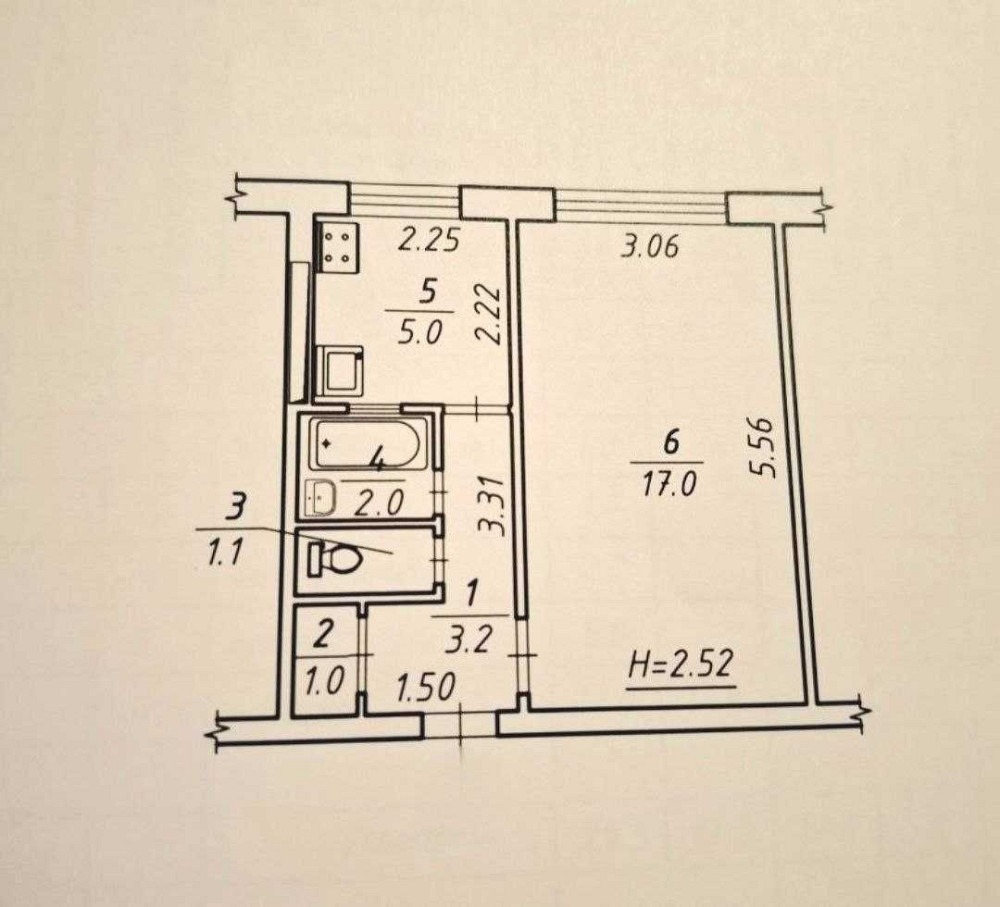 Терміново! Продається 1-кімнатна квартира на Супруна! Сумы - изображение 6