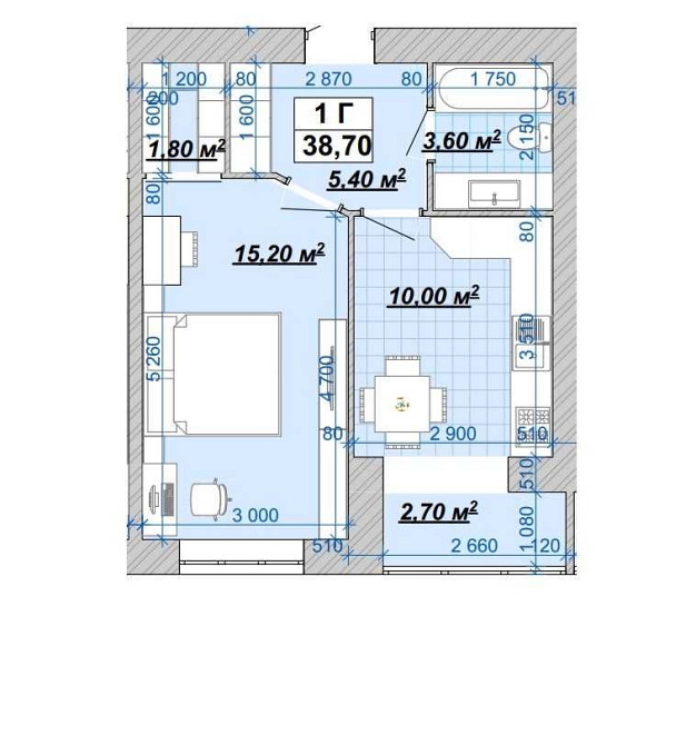 Однокімнатна центр продам 1к квартиру,Княгинин-Галицька,поруч ратуша Івано-Франківськ - зображення 2