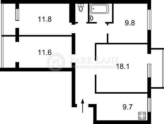 Продаж 4к в цегл. будинку, р-н Дарницький, вул. Привокзальна, 825 $/м! Київ