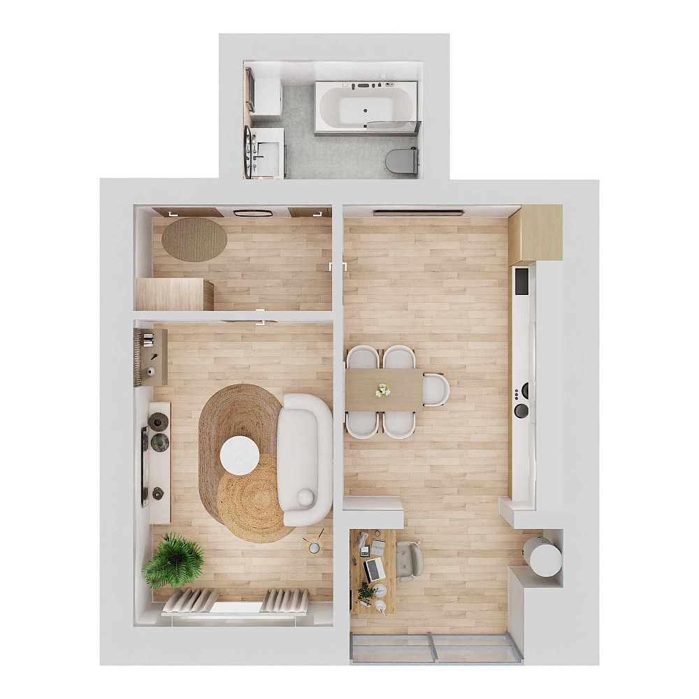 1 кімнатна! Виплата до 10-ти років! Каменец-Подольский - изображение 1