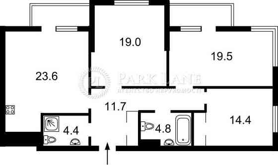 3-4к квартира 106кв.м в ЖК Французький квартал 2, Предславинська, 44 Київ