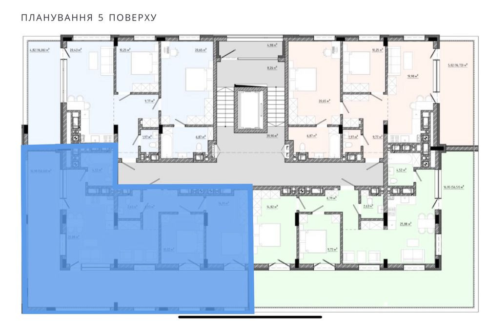 Без комісії!Продаж 2кім апарти 81м2,ЖК на Спортивній,л-ція Стрийська Сокольники - изображение 3