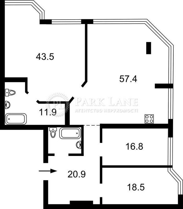 ЖК Sherwood! Солом'янка! Продаж Елітної 3-кім кв. вул.Антонова 175м2 Київ - зображення 5