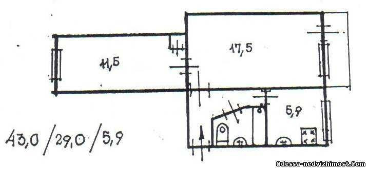 2-х комнатная квартира  в Приморском районе на проспекте Шевченко Одесса - изображение 7