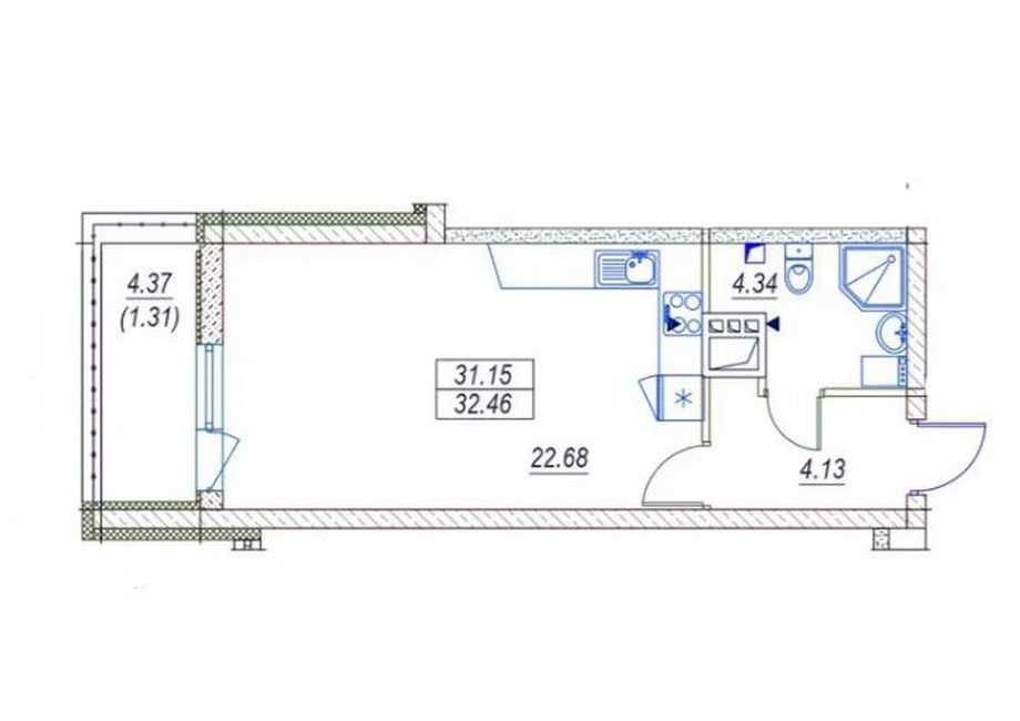 shev-01 Продам однокомнатную квартиру ЖК Удобный на Среднефонтанской. Одесса - изображение 2
