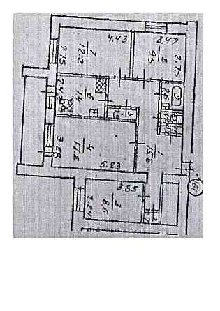 Продам 4к квартиру на Тополе Дніпро
