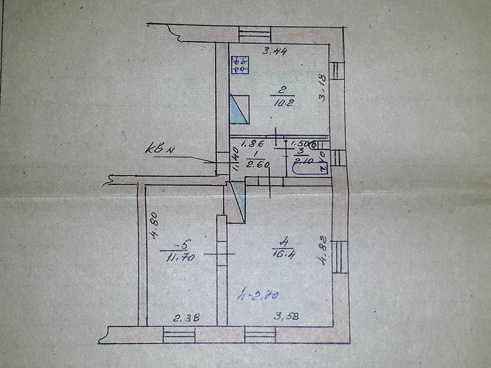 2х комн. квартира ул. Полтавская напротив рынка под бизнес или жильё Павлоград - изображение 1