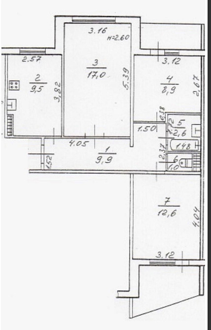 3 комнатная квартира на Черемушках в востребованном районе! Одесса - изображение 2