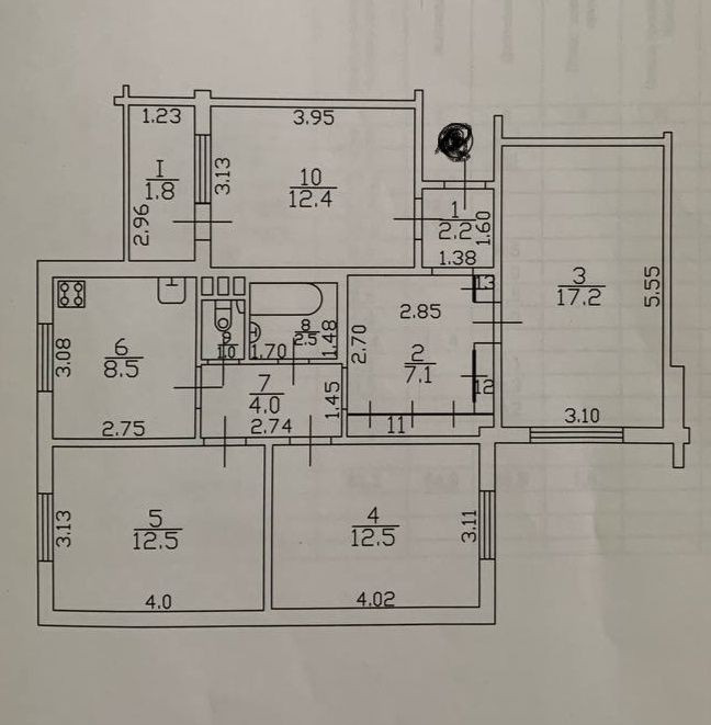 Продам четырёхкомнатную квартиру в центре города Чернігів - зображення 2
