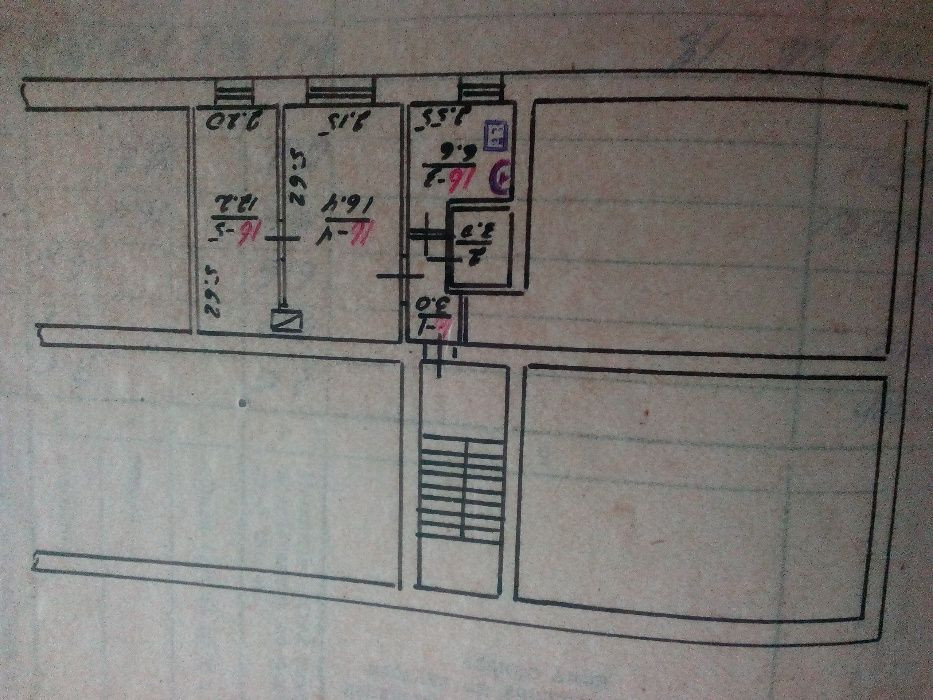 Продається двох кімнатна прохідна . Бережаны (Винницкая обл.) - изображение 1