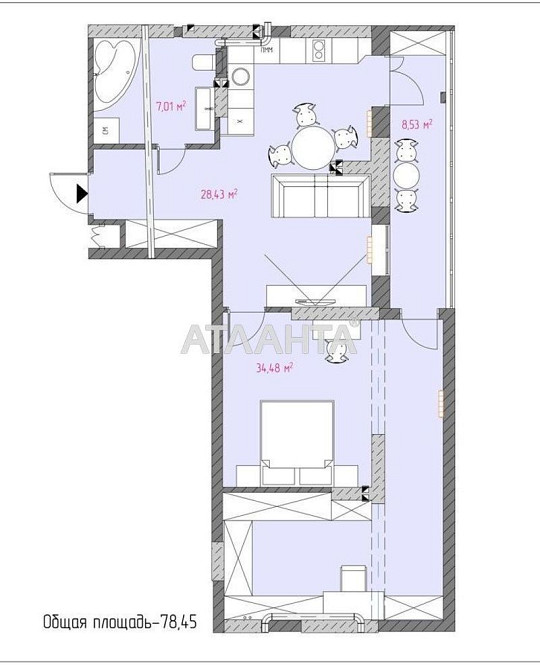 Продаж,  2-х кімнатна квартира з паркінгом. єОселя,ДМЖ,Академмістечко Kyiv - photo 4