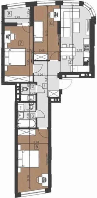 Продаж 3 к квартири в ЖК Парус Преміум. Вул. Кульпарківська. Львів - зображення 8