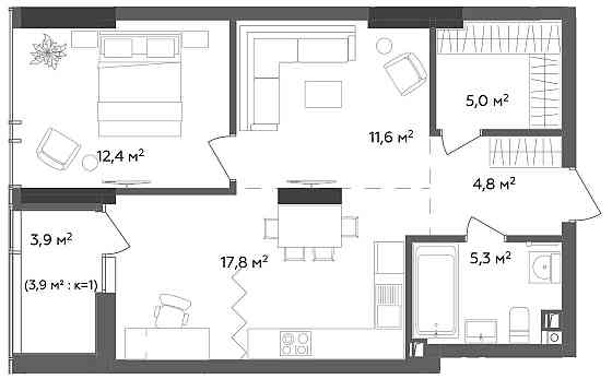 ЖК «Fjord” Фьорд, 2-кімнатна , Печерськ, центр. Власник, без комісії Kyiv
