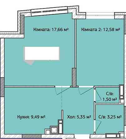 Продам велику євро 2-кімнатну квартиру в Ірпені! Оформлення 2% Ірпінь