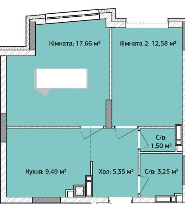 Продам велику євро 2-кімнатну квартиру в Ірпені! Оформлення 2% Ірпінь - зображення 2